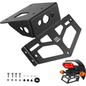 imageKEMIMOTO Grom Fender Eliminator Compatible with 2026 2025 2024 2023 2022 Grom Fender Eliminator Kits MSX125 License Plate Bracket Mount License Plate Holder Fit with OEM ampamp Aftermarket Turn Signals