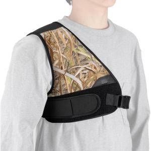 imageKEMIMOTO Hunting Cushion Shoulder Pads Recoil Shields with Adjustable Strap Camouflage Silent Fabric