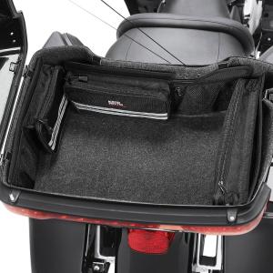 imageKEMIMOTO Motorcycle Rear Trunk Organizer Hard Liner Bag Compatible with Street Glide Road King Road Glide Trike 20142024 2025With Hook