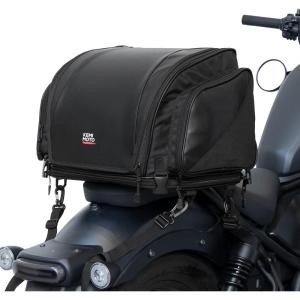imageKEMIMOTO Motorcycle Tail Bag 1822L Expandable Sissy bar Motorcycle Luggage Seat Travel Rear Rack Bag Waterproof for Daul Sport Sportster Softail Dyna Touring Shadow Vulcan4050L