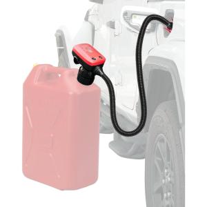 imageKEMIMOTO Rechargeable Fuel Transfer Pump with Automatic ShutOff Sensor Transfer Pump Portable 41quot Hose with 3 Can Adapters 32 GPM Gas Can Pump for Oil Diesel Gasoline