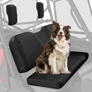 imageKEMIMOTO Seat Covers Compatible with Pioneer 1000 10005Front Seat Only Pioneer 10006 20162025 Tight Fit WaterResistance Fabric Protection Accessories BlackBlack