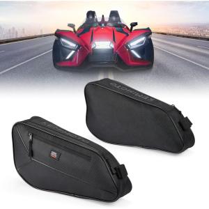 imageKEMIMOTO Side Storage Bags Side Door Bag Waterresistant Antiscratch with Zipper Compatible with Polaris Slingshot SL S LE SLR GT Accessories 2024 2023 2022 2021 2020 20192015