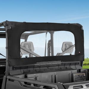 imageKEMIMOTO Soft Rear Windshield Back Window Compatible with CanAm Defender HD 5 7 8 9 10 DPS XT XMR Max 20162024 PVC Full Windscreen Dustproof Waterproof CompletelyZipper Design
