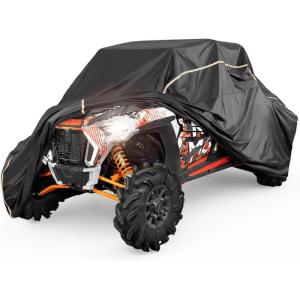 imageKEMIMOTO UTV Cover 4 Seater Compatible with Polaris RZR Pro XP 4 Ranger Crew 1000 Kawasaki Teryx KRX 4 1000 CanAm Defender MAX Commander MAX Uforce 1000 XL Pioneer 10006 162x66x73Large