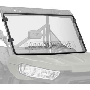 imageKEMIMOTO UTV Front Full Windshield SXS Front Windscreen SlideVent Polycarbonate Wind Screen Compatible with Can Am Defender HD 5 8  10  MAX 2016 2017 2018 2019 2020 2021 2022 2023 2024 2025With SlideVent