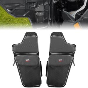 imageKEMIMOTO UTV Front Lower Door Bags with Knee Pad Compatible with Polaris General 1000 4 1000 20162025 2PCS Driver and Passenger Side Front Door Storage Bag Accessories