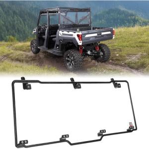 imageKEMIMOTO UTV Rear Window Preinstalled Back Windshield Compatible with Polaris Ranger XP 1000Crew 20172025 Polaris Ranger 1000Crew 20202025 Ranger XP 900Crew 20132019Clear