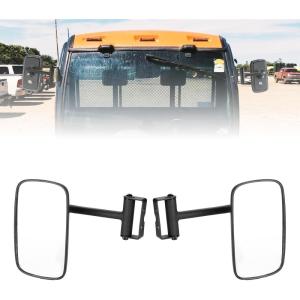 imageKEMIMOTO UTV Side Mirrors2pcs Rear View Mirrors Kit Compatible with Kubota RTV400 RTV500 RTV1100 RTV1140 RTVX1100C Replacement for OEM 77700V5059