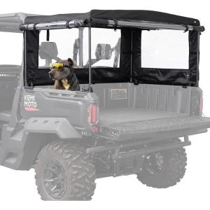 imageKEMIMOTO UTV Soft Cargo Camper Bed Cover Rack Compatible with CanAm Defender ampamp Defender Max 20162025 Rear Camper Top Canvas Cover Accessories