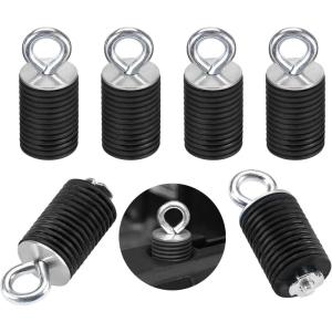 imageKEMIMOTO UTV Tie Down Anchor Compatible with Polaris Ranger 1000 XP 900 XP 800 700 500 570 General 1000 Lock Mount Bed Anchors Accessories with 1716quot Hole 6 Pcs BlackBlack