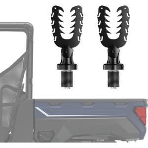 imageKEMIMOTO UTV Tool Holder Rack Tie Down Anchor Compatible with Polaris Ranger General Tool Holder Rack with Rubber Snubbers for Added Security