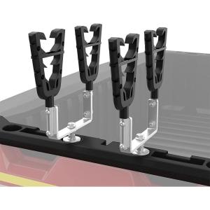 imageKEMIMOTO UTV Tool Rack Hunting Tool Holder Rack Tool Mount Compatible with Polaris Ranger ampamp General Bow Holder Grips with Rubber Snubbers