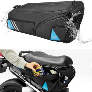 imageKEMIMOTO Under Seat Storage Bag Compatible with Ruckus 20102025 Cling Side Frame Bag Saddle Bag Luggage Scooter Comes with Shoulder Straps 30LOxford Fabric