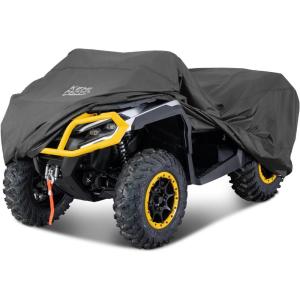 imageKEMIMOTO Universal ATV Cover Waterproof 4 Wheeler Quad Cover Compatible with Polaris Sportsman 570450 Fourtrax CanAm Kawasaki CFMOTO 827LX512W X465H inchL96x 49x 47