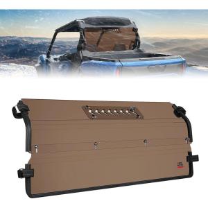 imageKEMIMOTO Vented Rear Windshield Compatible with CanAm Commander ampamp Commander Max 7001000R 2021 2022 2023 2024 202515quotThick Clear Polycarbonate Rear Window Stronger than Glass Full WindscreenDark Tint