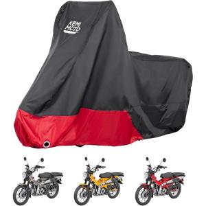 imageKEMIMOTO Weatherproof Motorcycle Cover Compatible with CT125 Trail 125 Hunter Cub 2021 2022 2023 2024 2025 Outdoor Indoor All Weather Protect from Dust Sunlight Rain
