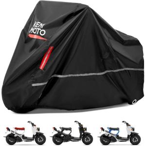 imageKEMIMOTO Weatherproof Motorcycle Cover Compatible with Ruckus Scooter Vespa Outdoor ampamp Indoor All Weather Protect from Dust Sunlight Rain