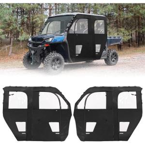 imageKEMIMOTO Zipper Soft Doors UTV Cab Enclosure WaterResistant Compatible with CFMOTO Uforce 1000 XL Accessories