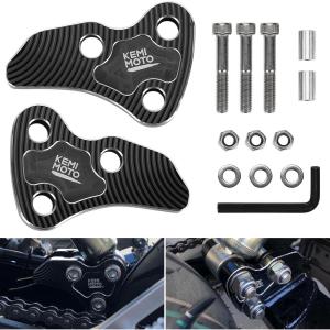 imageKEMIMTO Motorcycle Rear Shocks Lowering Kit Compatible with GROM MSX125 2022 2023 2024 Aluminum GROM 2022 Lowering Link  25