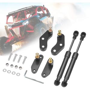 imageKemimoto X3 Door Opener Kits Door Shocks Struts Compatible with 20172025 Can Am Maverick X3 and Max Front and Rear Doors BlackBlack
