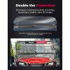 imageKEMIMOTO 2IN1 Flip Windshield Compatible with Pioneer 1000 10005 10006 20162025 RattleFree Rubber Strip Comfort Protection Accessories