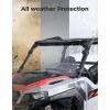 imageKEMIMOTO 2IN1 Front Vented Windshield Compatible with Polaris General 1000 XP 1000 4 1000 20162025 Sliding Scratch Resistant Clear UTV Windshield Window Accessories