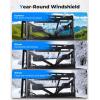 imageKEMIMOTO 2in1 Sliding Rear Window Vented Scratch Resistant Windshield Compatible with Polaris Ranger XP 1000 20172025Polaris Ranger 1000 20202025Polaris Ranger XP 900 20132019Sliding