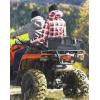 imageKEMIMOTO 40L ATV Rear Storage Box Waterproof 4 Wheeler Cargo Box Requires 0751 Inch Round Tube Racks with Stainless Steel Lock Compatible with Polaris Fourtrax CFORCE 450 Replace 2883258