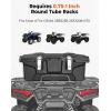 imageKEMIMOTO 40L ATV Rear Storage Box Waterproof 4 Wheeler Cargo Box Requires 0751 Inch Round Tube Racks with Stainless Steel Lock Compatible with Polaris Fourtrax CFORCE 450 Replace 2883258