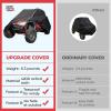 imageKEMIMOTO 420D UTV Cover 2 Seater Heavy Duty Compatible with Polaris RZR General Can Am Maverick Talon Teryx4 CFMOTO ZForce 800 950 Viking YXZ1000R 23 Seater All Weather Protection SxS Cover