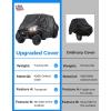 imageKEMIMOTO 420D Waterproof UTV Cover 46 Seater Compatible with Polaris Ranger Crew XP 1000 General RZR XP 4 Talon Pioneer Teryx 4 Uforce U10 Pro XL 2025 with Reflective Strips Easy Use Cover MediumSmall
