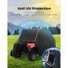 imageKEMIMOTO 420D Waterproof UTV Cover 46 Seater Compatible with Polaris Ranger Crew XP 1000 General RZR XP 4 Talon Pioneer Teryx 4 Uforce U10 Pro XL 2025 with Reflective Strips Easy Use Cover MediumMedium