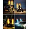 imageKEMIMOTO 5FT 2PCS Whip Lights for UTV ATV 22 Modes 21 Colors 5 Bright 10 Speed IP67 Waterproof RF Wireless Control Compatible with CanAm Maverick X3 Defender Polaris RZR Ranger Pioneer Kawasaki2