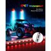 imageKEMIMOTO 5FT 2PCS Whip Lights for UTV ATV 22 Modes 21 Colors 5 Bright 10 Speed IP67 Waterproof RF Wireless Control Compatible with CanAm Maverick X3 Defender Polaris RZR Ranger Pioneer Kawasaki2