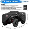 imageKEMIMOTO ATV Cover Universal 300D Trailerable 4 Wheeler Cover with Windproof Straps WaterResistant Cover Compatible with Sportsman Outlander Renegade Fourtrax Brute 95 X 50 X 48