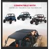 imageKEMIMOTO Aluminum Roof Top Compatible with Polaris RZR XP 4 1000 4 Turbo and 4 900 Models Up to 2023 HeavyDuty Black Aluminum Roof for 4SeaterNOT Fits 2024Models