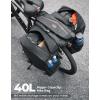 imageKEMIMOTO Bike Panniers Bag 40L Bicycle Panniers for Rear Rack with Waterproof Rain Cover Ebike Saddle Bags Bike Rack Bag Saddlebags for Bikes Black Large Capacity Reflective Strip