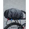 imageKEMIMOTO Bike Rear Rack Bag with Rain Cover 15L Thickened Foldable Pockets Water Resistant Bicycle Bag Bike Trunk Pannier for Commuter Cycling Trip Grocery Shopping Black