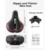 imageKEMIMOTO Bike Seat Cushion with Soft Foam Padded Comfortable Bike Seat for Men Women Bicycle Saddle for Touring Exercise Bicycle Commuter TravelCity
