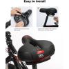 imageKEMIMOTO Bike Seat Cushion with Soft Foam Padded Comfortable Bike Seat for Men Women Bicycle Saddle for Touring Exercise Bicycle Commuter TravelTouring  with antislip
