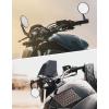 imageKEMIMOTO Billet Aluminum Motorcycle Rearview Mirrors Universal Adjustable Bar End Side Mirror with M6 M8 Bolt Fits 16519mm Handlebar Compatible with Motorcycle Motorbikes Scooters ATV