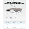 imageKEMIMOTO Bimini Tops for Boats Bimini Top Replacement 600d Marine Grade Canvas Boat Canopy Waterproof Sun Shade with Light Hole and Storage Bag Easy Install Without Frame for Pontoon Boatsgray