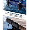 imageKEMIMOTO Boat Bumpers for Docking Marine Dock Fender for StraightEdge or Corner Mounting Hardware Included 2Pack PWC Fenders Boat Fenders Bumpers with 2 Ropes