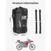 imageKEMIMOTO Dirt Bike Fender Tool Bag 35L PVC Waterproof Motorcycle Adventure Crash Bar Frame Bags Compatible with Surron Light Bee Talaria Segway Motocross Enduro Electric Dirt Bike