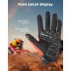 imageKEMIMOTO Dirt Bike Gloves for Men Touchscreen with Silicone Protective for Outdoor Sports OnRoad OffRoad Motorcycle Gloves Motorcross Motorbike Mountain Bicycle Racing ATV UTVred