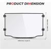 imageKEMIMOTO Front Vented Windshield Compatible With Polaris Ranger Midsize 570 500 SPCrew 20152025 Scratch Resistant PC UTV Window Compatible With Ranger ETX EV Accessories Parts Not Fit FullSizeFull
