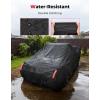 imageKEMIMOTO Full Cover Compatible with CanAm Ryker 900600SportRally Edition 210T Polyester w 1000mm PU Waterproof Coating 3 Reflective Strips  2 Windproof Straps Fits AllWeather