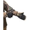imageKEMIMOTO Heated Hunting Gloves Camo Flip Fingerless Mittens for Men Women Rechargeable with 2 Batteries 3 Heat Settings