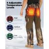 imageKEMIMOTO Heated Hunting Pants for Men 615H Heating Time Winter Camo Pants Padded Knees for Hunting Hiking Camping